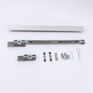 Deux Façons Amortisseur Rouleau de Suspension <span class=keywords><strong>Coulissante</strong></span> Roues Suspendues et <span class=keywords><strong>Rail</strong></span> pour Projet En Alliage de Zinc De Chargement 80 KG Canal Coulissant HL-084-02 - Product Image 6