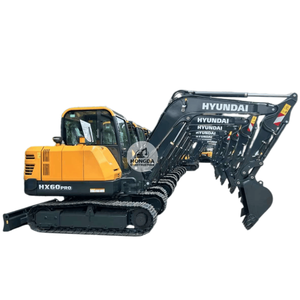Nouvelle Mini-Excavatrice sur Chenilles Hyundai HX60PRO Originale Coréenne avec Engrenage Hydraulique Kawasaki, Garantie 1 An, Vente Flash, Moment de Charge Élevé - Product Image 1