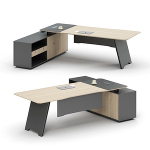 High Quality Modern Executive Manager Office <b>Desk</b> Wooden Boss Office Furniture Extendable Feature for Home or Workshop Use - Product Image 5