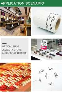 لاصق ذات جودة عالية تسميات رخيصة للطباعة تسميات المجوهرات للطابعات الحرارية - Product Image 6