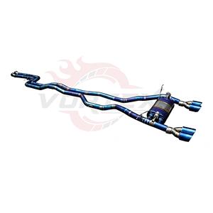 ระบบท่อไอเสียแบบวาล์ว Vortex Bolt-On สีน้ำเงินไทเทเนียมสำหรับ BMW M3 F80 M4 ชุดแต่งเพิ่มสมรรถนะจากโรงงานผู้ผลิตขายส่ง - Product Image 2