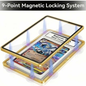 Support d'affichage de cartes sportives haut de gamme personnalisable et écologique, cadre en carton avec protection UV et couvercle en verre trempé pour cartes - Product Image 3