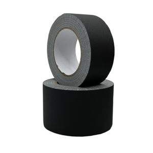 Tissu mat piste de danse épissage conduit scène coton Non éblouissant robuste 50m Gaffa <span class=keywords><strong>Film</strong></span> caméra canard mat noir Gaffer bande - Product Image 1