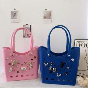 Summer Outdoor Travel EVA <b>Beach</b> <b>Bag</b> Large Capacity EVA Handbags Waterproof EVA Holes <b>Bags</b> - Product Image 2