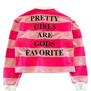 Camiseta de Manga Larga Acanalada para Hombre, Polo de Algodón con Estampado Personalizado, <span class=keywords><strong>Ropa</strong></span> de Moda, Camisas de Hombre, Camisetas de Algodón - Product Image 2