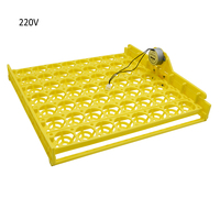 Incubateur à poulets de 56 œufs avec plateau de retournement automatique, taux d'éclosion élevé, tension 220V/110V/12V, à vendre