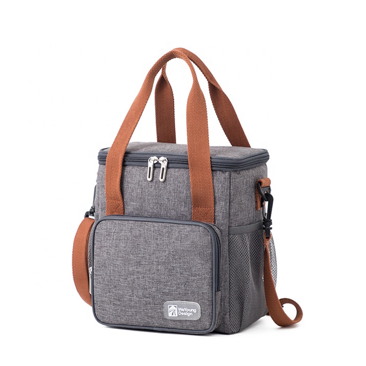 Теплоизолированный Ланч-бокс из ткани Оксфорд для женщин, большая емкость для сохранения свежести и охлаждения, с плечевым ремнем