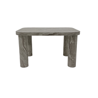Table basse moderne en bois MDF au design contemporain avec autocollant 3D pour la maison, le salon, le bureau, l'école, l'hôtel ou les meubles