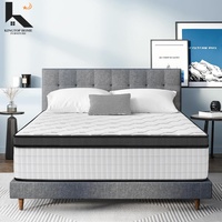 Matelas d'hôtel confortable Queen Size, luxe, mousse intelligente, ressorts ensachés, écologique, moderne, orthopédique, pour chambre d'hôpital, mobilier de maison