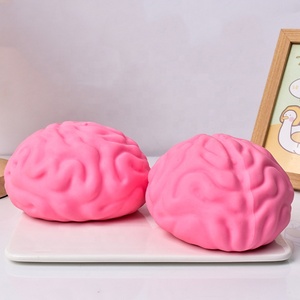 Nouveauté : Jouet géant en forme de cerveau à presser, en caoutchouc souple TPR, grand jouet anti-stress moelleux à pincer - Product Image 1