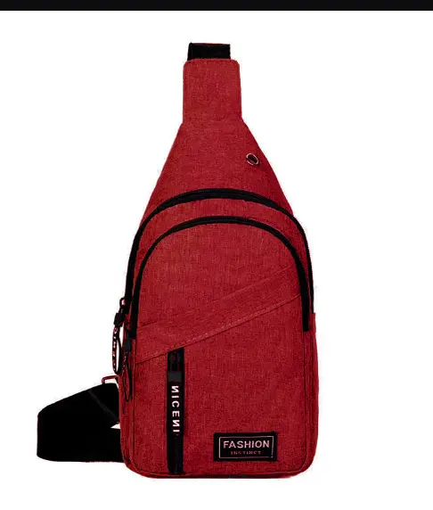 Bolso bandolera deportivo informal bandolera con logotipo personalizado ocio mini bolso de pecho para mujer