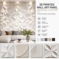 Panel Dinding PVC 3D Pemasangan Cepat Warna Kustom Dekorasi Interior Panel Dinding
