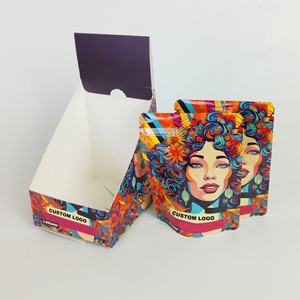 Bolsa con cierre personalizada impresa para almacenamiento de alimentos, bolsas de mylar con caja de exhibición, a prueba de olores, con acabado brillante láser, bolsa de embalaje. - Product Image 2