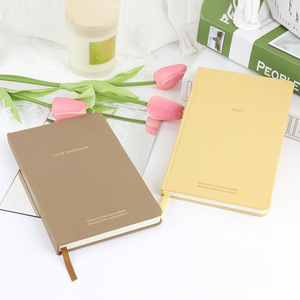Diario de Lino A5 Personalizado, Cuaderno Planificador Diario de 365 Días, Funda de Tela, Cuaderno de Afirmación con Encuadernación en Papel, Rejilla Personalizable - Product Image 2