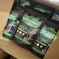Thé Énergisant au Maca et au Ginseng, 12 Herbes Naturelles pour la Vitalité Masculine, Anti-Fatigue, Soutien Rénal, Sachets de Tisane, 28 Sachets