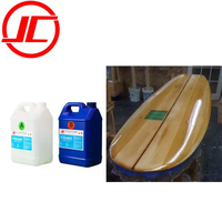 Resina Epoxi Colle époxy AB à faible odeur, brillante et lisse, haute dureté et meulage pour revêtement de planche de surf