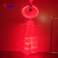 Costumes Led Masque coloré Costume sur pilotis avec double ouverture Style collier Costume lumineux Stage & Dance Wear