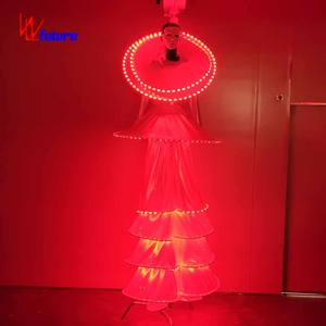 Costumes Led Masque coloré Costume sur pilotis avec double ouverture Style collier Costume lumineux Stage & Dance Wear - Product Image 4