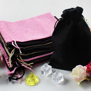 Pochette vintage en toile <span class=keywords><strong>de</strong></span> <span class=keywords><strong>lin</strong></span> et coton tissée avec cordon <span class=keywords><strong>de</strong></span> serrage, tissu résistant à l'abrasion, pour football/soccer, petite taille, sensation haut <span class=keywords><strong>de</strong></span> gamme - Product Image 3