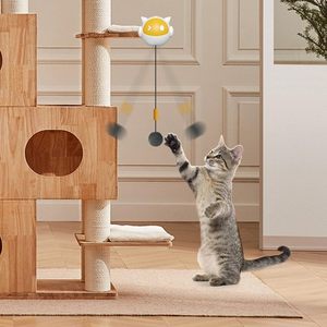 Pet <b>Cat</b> Accessories Smart Automatic Elevating Teasing Plastic Ball Smart Electric Battery Interactive Movement <b>Cat</b> Teaser Toys - Product Image 5