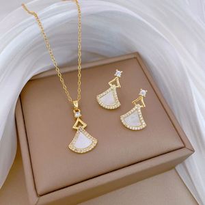 Conjunto de Collar y Pendientes para Mujer, Joyería de Moda, Collares con Colgante - Product Image 2