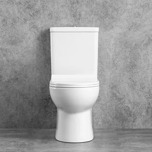 Chine Nouveau design Wc allongé Washdown Wc <span class=keywords><strong>Commode</strong></span> Cuvette de toilette en céramique P Trap Toilettes deux pièces pour salle de bain Hôtel - Product Image 2
