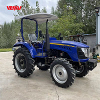 Tracteur agricole multifonctionnel à roues, moteur CE, 50 CV, 80 CV, 100 CV, 120 CV, vente chaude, motoculteur, rotavator, tondeuse à gazon