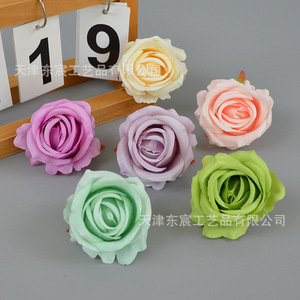 Rosas de Perlas Artificiales, Flores de Seda de 10 cm o Menos, Accesorios de Decoración para Bodas y Hogar - Product Image 4
