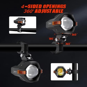 El más nuevo Kit <span class=keywords><strong>de</strong></span> luces para motocicleta, doble Color, haz Alto y Bajo, Flash, luces Led para conducir motocicletas, <span class=keywords><strong>foco</strong></span> - Product Image 5