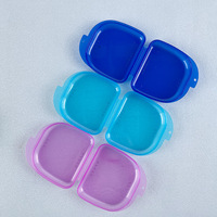 Tandheelkundig materiaal orthodontische beugelbox, thuis opbergdoos van plastic voor gebitsprotheses, orthodontische retainer etui