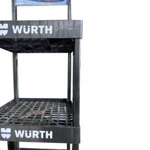 Bán buôn tùy chỉnh 4 Tier bán hàng Kệ nhựa siêu thị đồ uống Rack hiển thị - Product Image 4