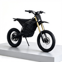 Vélo de montagne électrique sportif avec moteur central sans balais 72V 7000W, batterie au lithium, cadre en acier à haute teneur en carbone, freins à disque hydrauliques