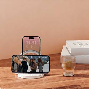 Chargeur sans fil 3-en-1 RECCI RLS-L15 avec lumière d'ambiance à commande tactile et support pour téléphone - Product Image 2