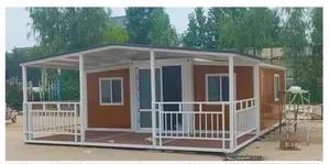 Innovations Good Price Home Anti Corrosion Solar Homes Prefab Steel Expandable Container House Tiny Villa