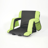 Sièges de stade pliants en acier pour le football Chaise rembourrée imperméable chauffante avec coussin de sport extra large pour une utilisation en extérieur