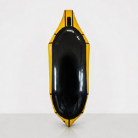 Bateau gonflable léger pliable Waterplay Craft pour la pêche, en TPU/PVC, type packraft, hovercraft, Tizip, une personne