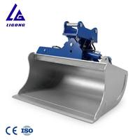 Godet inclinable pour excavatrice compatible avec des largesurs de godet de 1000 mm, 1200 mm, 1400 mm pour excavatrice de 5 à 8 tonnes, norme CE ISO