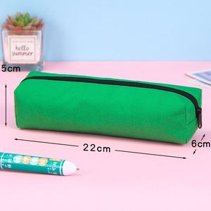 Estuche Escolar de Lona Oxford con Cierre y Logotipo Personalizado, Bolsa para Lápices de Colores, Estuche para Bolígrafos Personalizado al por Mayor - Product Image 1