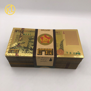 1000 pièces d'un billet de banque or du tibet pour Robert G. Mugabe souvenir et cadeaux de collection - Product Image 2