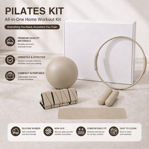 LADYGLOW Ballon de Pilates personnalisé, Bande de résistance, Haltère en silicone, Anneau de puissance, Poids de cheville et de poignet, Accessoires de <span class=keywords><strong>yoga</strong></span> et de Pilates - Product Image 1