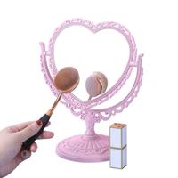 Miroir de maquillage vintage français, miroir de maquillage de bureau à une face, rotatif à 360 degrés, vente en gros, miroir de maquillage haute définition