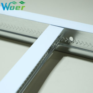 Composants du système <span class=keywords><strong>de</strong></span> plafond suspendu acoustique en grille T <span class=keywords><strong>de</strong></span> conception moderne Inde-Pakistan, en acier inoxydable zingué - Product Image 4