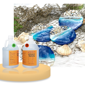 JLX Super <b>Gloss</b> Epoxy Resin Kit with UV Resistant Fast Drying Art Resin <b>Clear</b> Casting Double Component Adhesive Sealant - Product Image 6