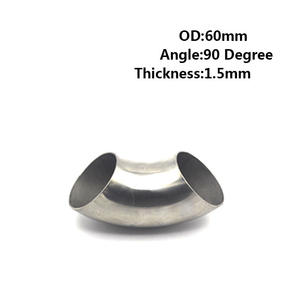 Suministro Directo de Fábrica, Tubos de Escape de Acero Inoxidable 201 de 90 Grados, Sistemas de Escape para Modificación de Automóviles - Product Image 5