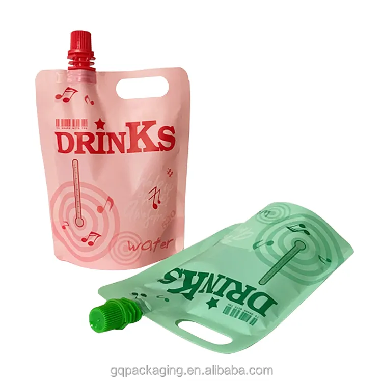 Aanpassen Drinkwaterzak 1000Ml Uitloopzakje Doypack Shampoo Pack Herbruikbare Plastic Sapverpakking Zakjes