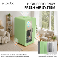 Cabine acoustique insonorisée sur mesure pour studio d'enregistrement, diffusion en direct, chant, karaoké, salle de lecture et isolation sonore