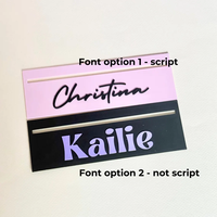 Acrylique coloré CUSTOM Mahjong Line Finder Reader Accessoire Grand cadeau avec nom Monogram ou Phrase