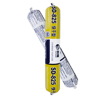 Adhésif de pâte structurelle d'ingénierie claire de mastic de silicone d'or neutre pour le carrelage et le transport principalement utilisé pour le collage