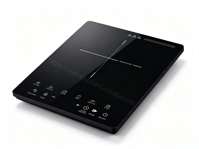Ultra Thin Portable Induction Cooker 2000W High Power 120W Low Power Continuous Heating Overheat Protection for Home