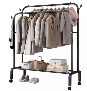 Perchero de metal resistente con 12 ganchos para uso comercial en hoteles y restaurantes Perchero duradero - Product Image 4